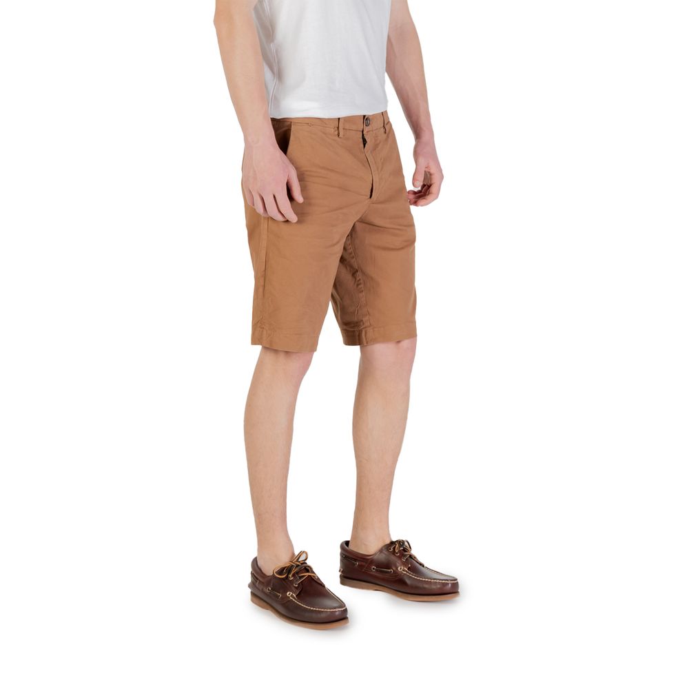 Borghese Bermuda Beige en Coton pour Hommes