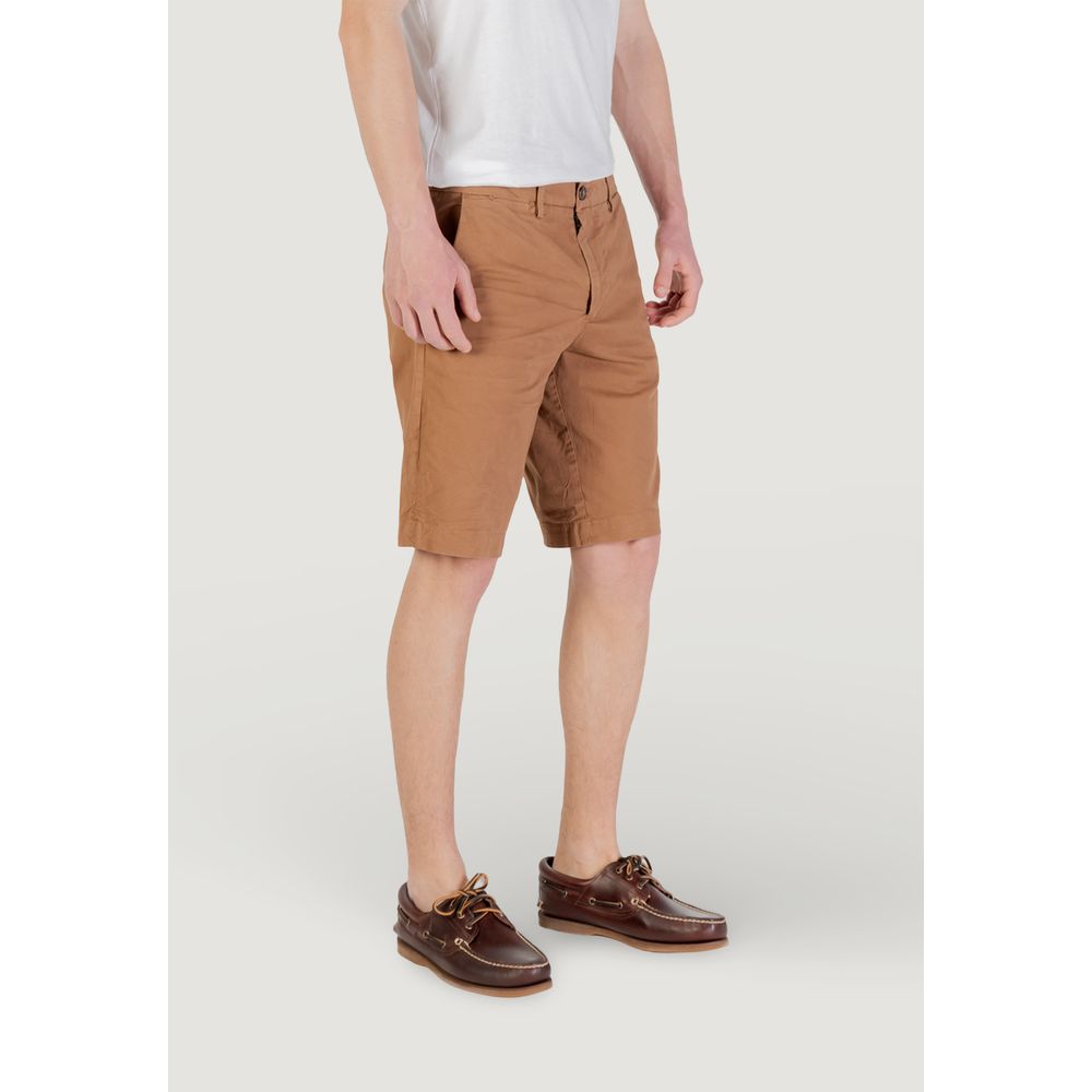 Borghese Bermuda Beige en Coton pour Hommes