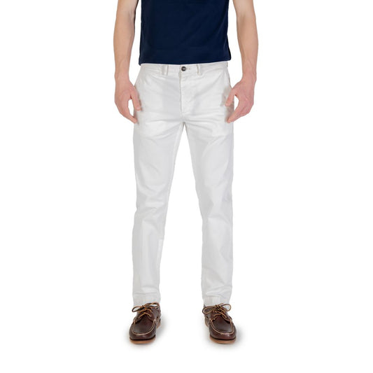 Pantalon skinny en coton blanc Borghese