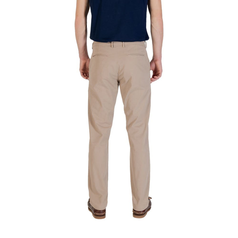 Borghese Beige Cotton Skinny Pant - Élégance et Confort