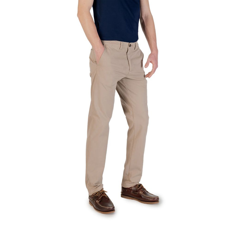 Borghese Beige Cotton Skinny Pant - Élégance et Confort