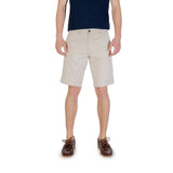 Borghese Bicolor Cotton Bermuda Shorts for Men