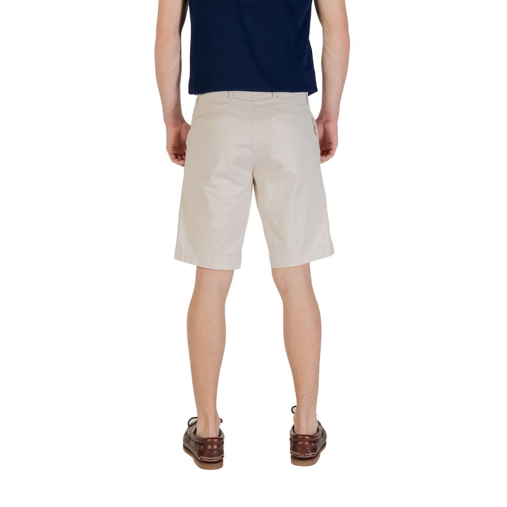 Borghese Bicolor Cotton Bermuda Shorts for Men