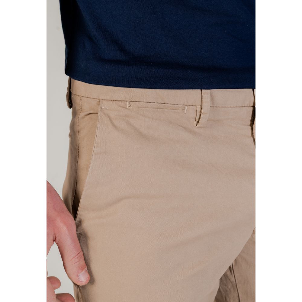 Pantalon Skinny Beige en Coton Borghese 5SPA21 11CO032