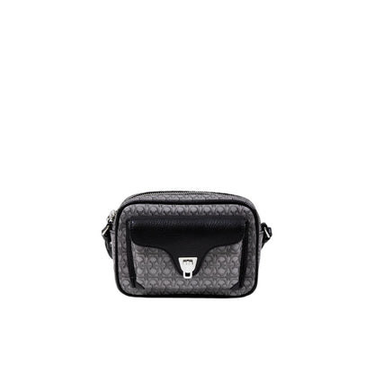 Sac à main en cuir bicolore Coccinelle