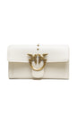 Mini sac One Simply Love en cuir blanc de PINKO