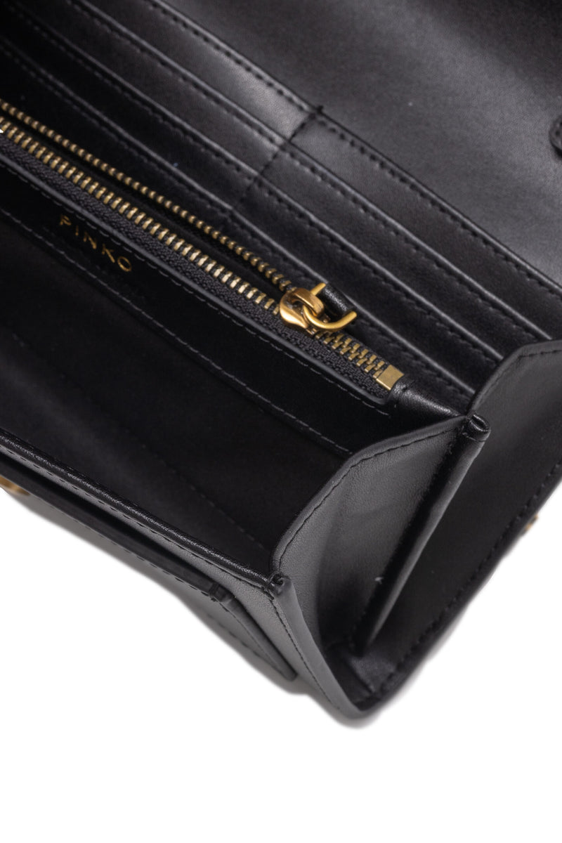 PINKO Black Mini Love Bag One Simply - Élégance et Style Iconique