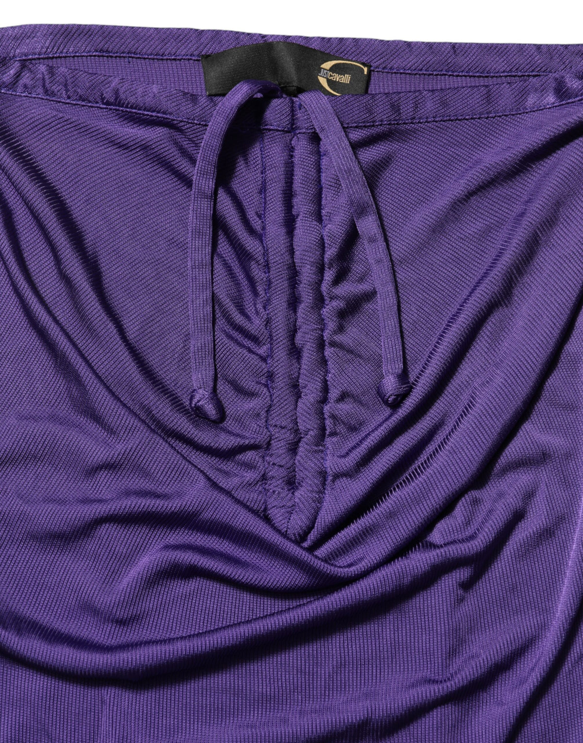 Robe Bodycon Sans Manches Cavalli Class en Viscose Élastane Violet