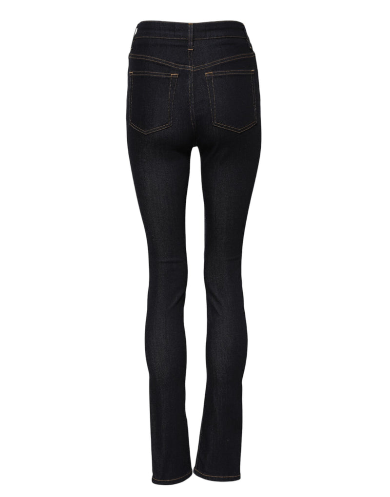Dolce & Gabbana Blue High Waist Skinny Denim Jeans