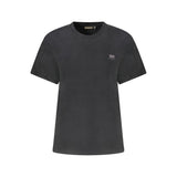 T-Shirt en Coton Noir Napapijri pour Femmes - Confort et Style