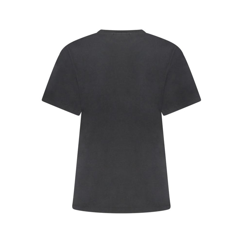 T-Shirt en Coton Noir Napapijri pour Femmes - Confort et Style