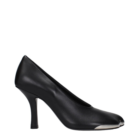 Escarpins à talons hauts en cuir noir de Burberry
