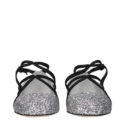 Jimmy Choo grijze balletpumps van plastic