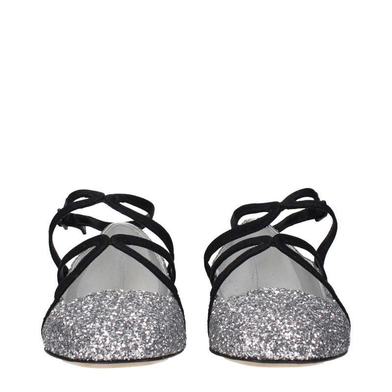 Ballet Flats en Plastique Gris Jimmy Choo - Élégance et Confort
