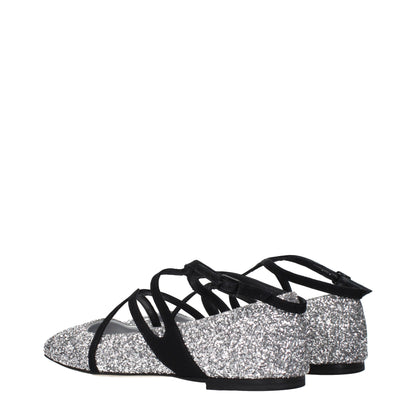 Jimmy Choo grijze balletpumps van plastic