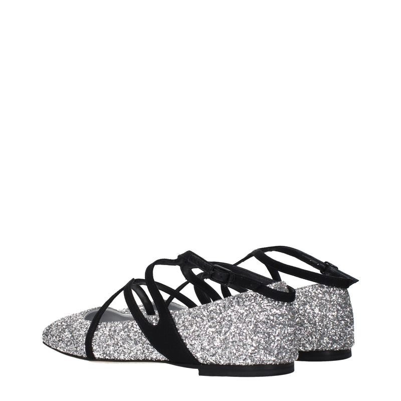Ballet Flats en Plastique Gris Jimmy Choo - Élégance et Confort
