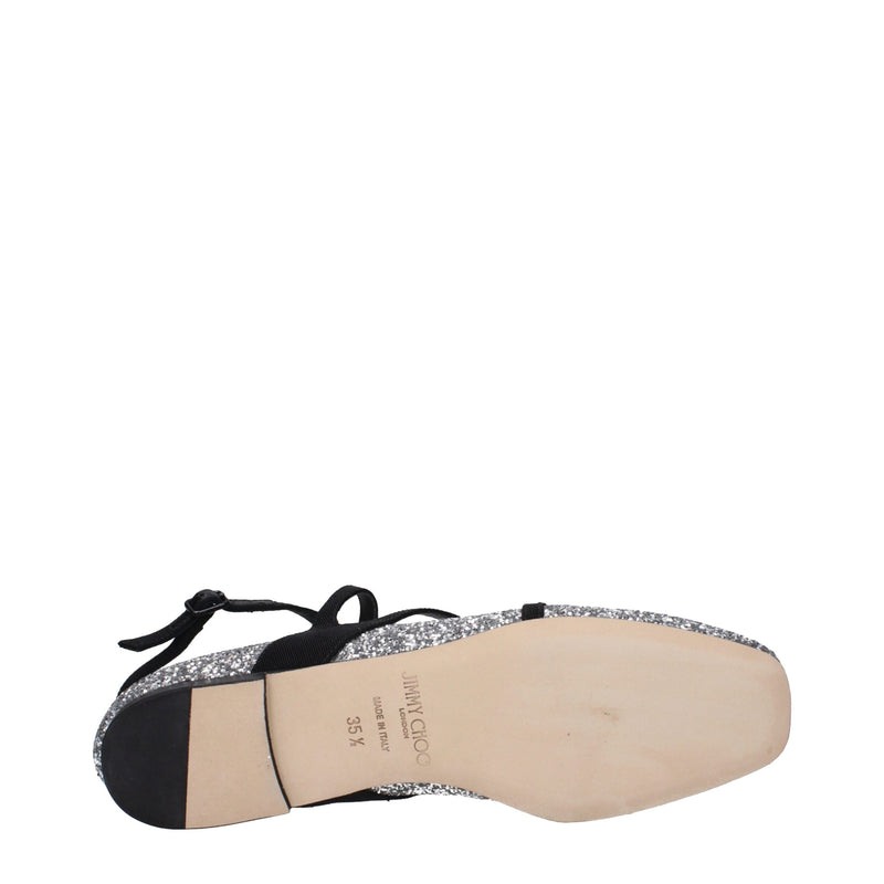 Ballet Flats en Plastique Gris Jimmy Choo - Élégance et Confort