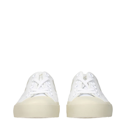 Veja, baskets basses en tissu blanc