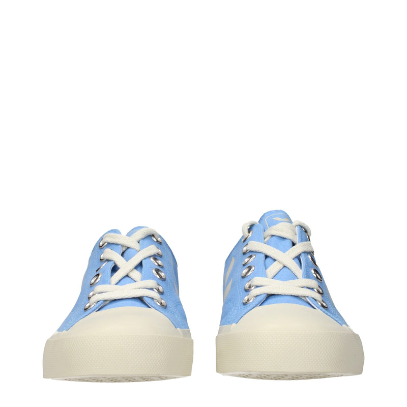 Veja Light Blue Fabric Low Tops - Sneakers for Everyday Style