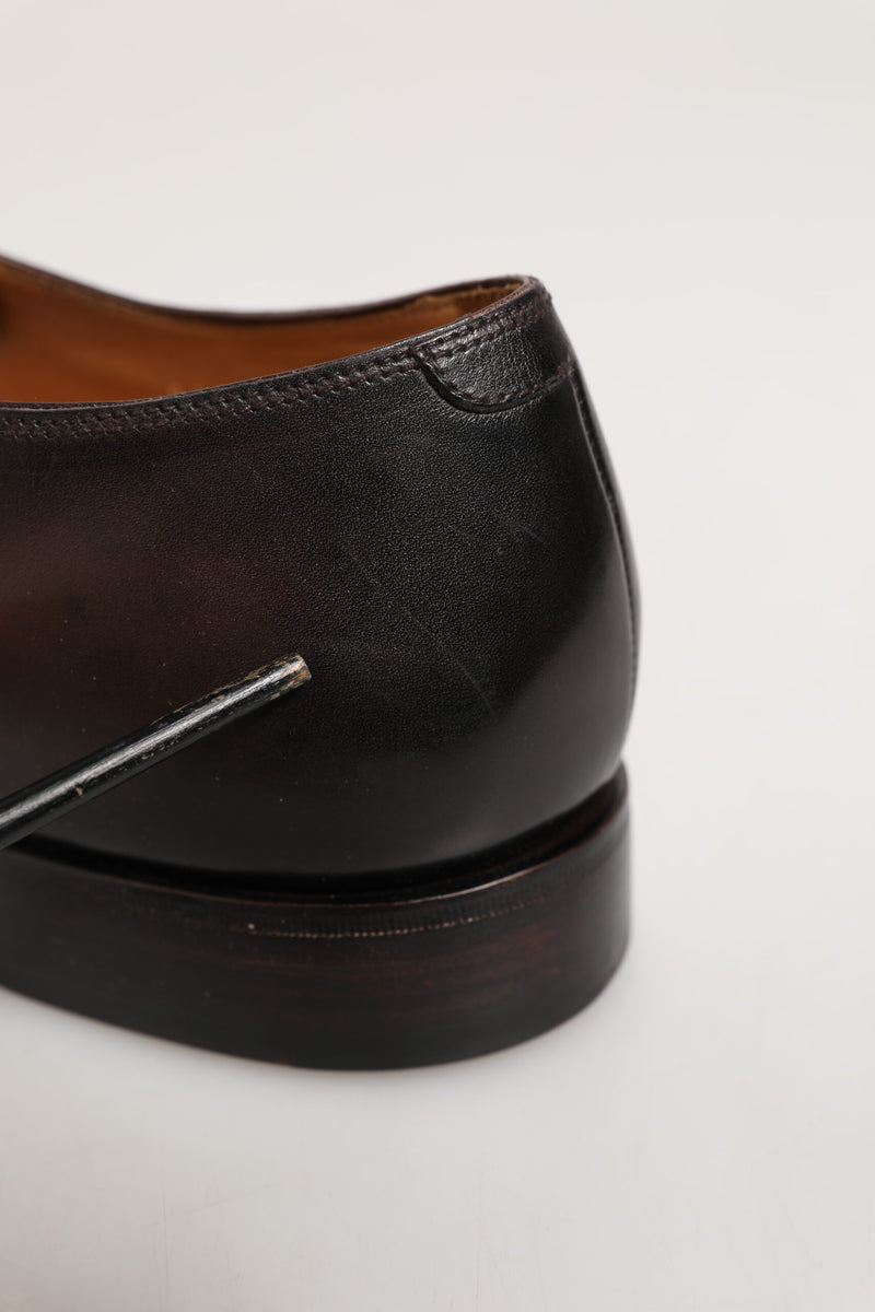 Dolce & Gabbana Brown Leather Derby Shoes for Men