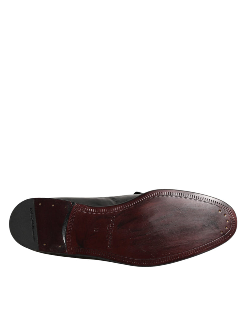 Dolce & Gabbana Leather Loafers for Men - Formal Dress Shoes