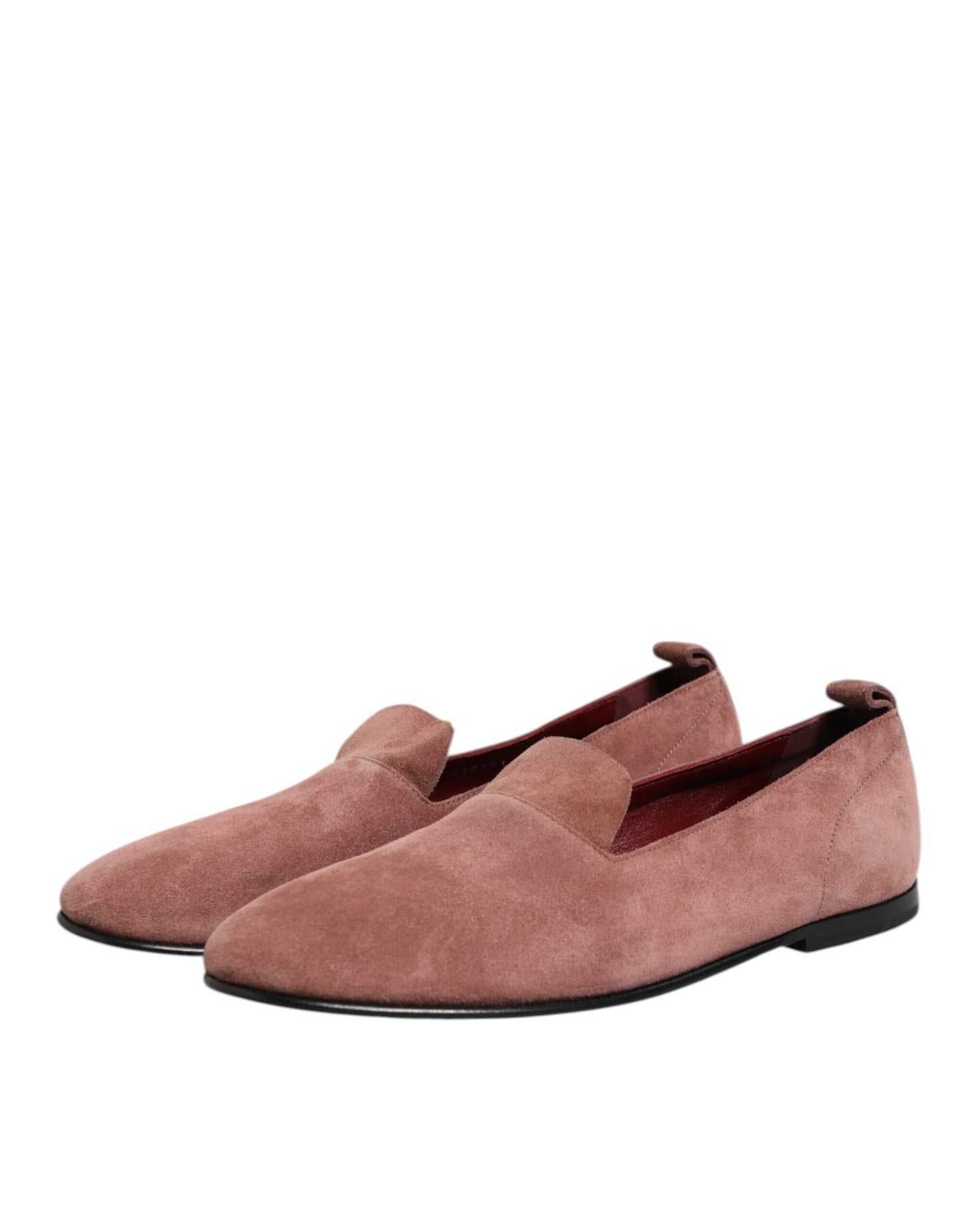 Dolce &amp; Gabbana roze suède loafers formele herenschoenen