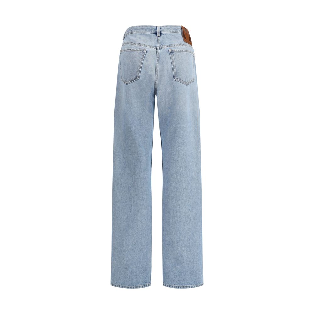 Jeans cinq poches en coton Valentino