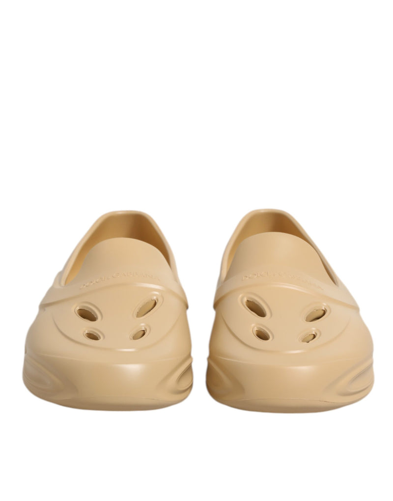 Dolce & Gabbana Baskets Basses Beiges - Élégance Authentique