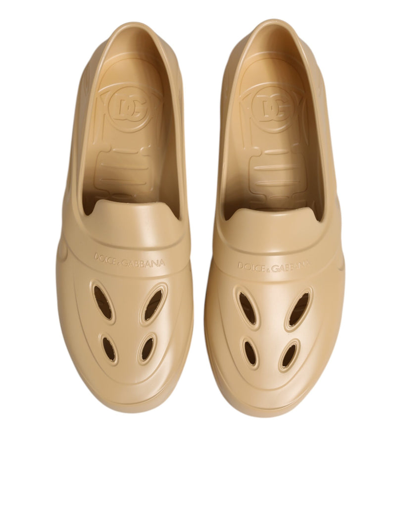 Dolce & Gabbana Baskets Basses Beiges - Élégance Authentique