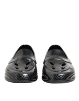 Dolce & Gabbana Black Rubber Low Top Sneakers - Élégance et Confort