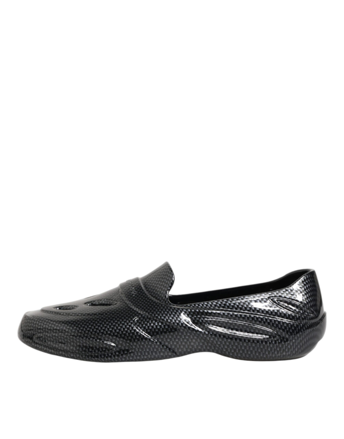 Dolce & Gabbana Black Rubber Low Top Sneakers - Élégance et Confort