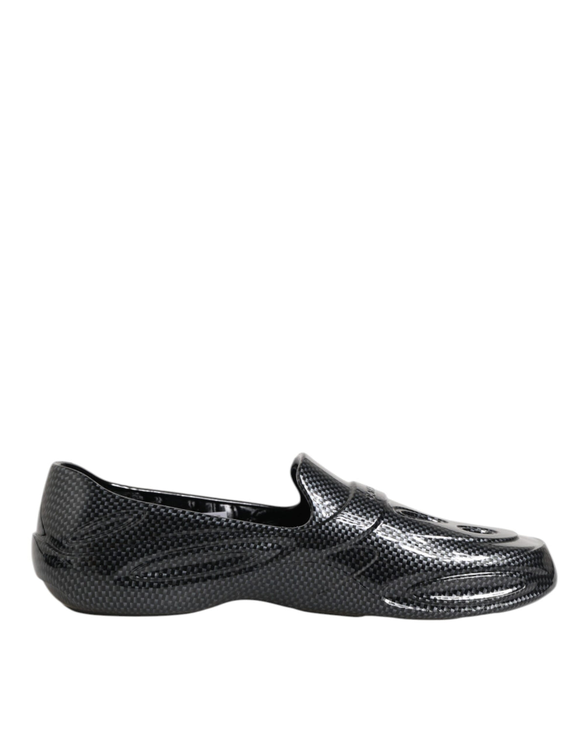 Dolce & Gabbana Black Rubber Low Top Sneakers - Élégance et Confort