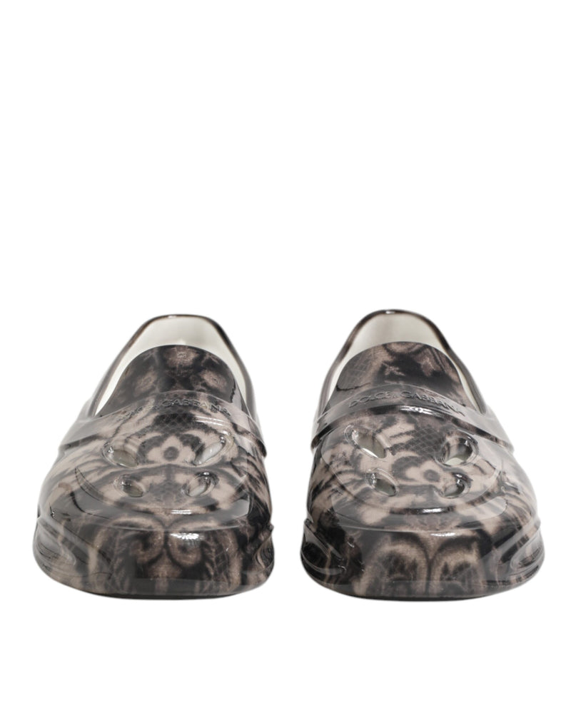 Dolce & Gabbana Multicolor Rubber Low Top Men Sneakers