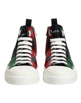 Dolce & Gabbana Multicolor High Top Sneakers for Men