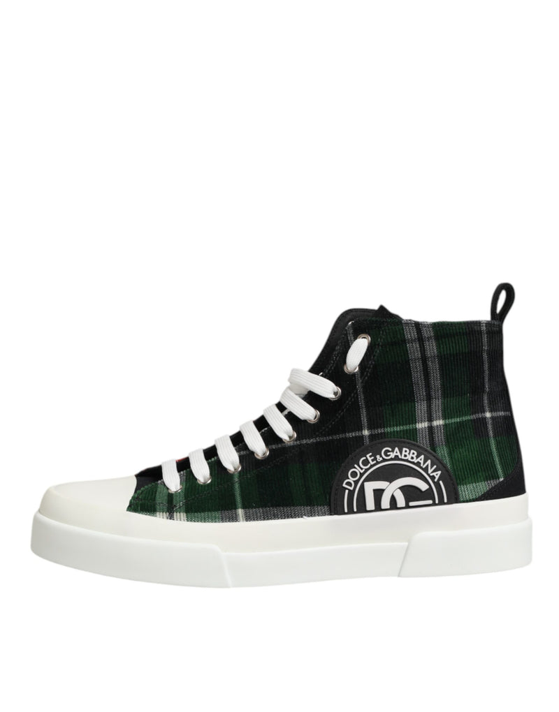 Dolce & Gabbana Multicolor High Top Sneakers for Men