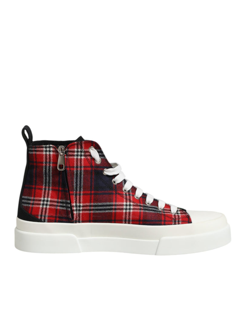 Dolce & Gabbana Multicolor High Top Sneakers for Men