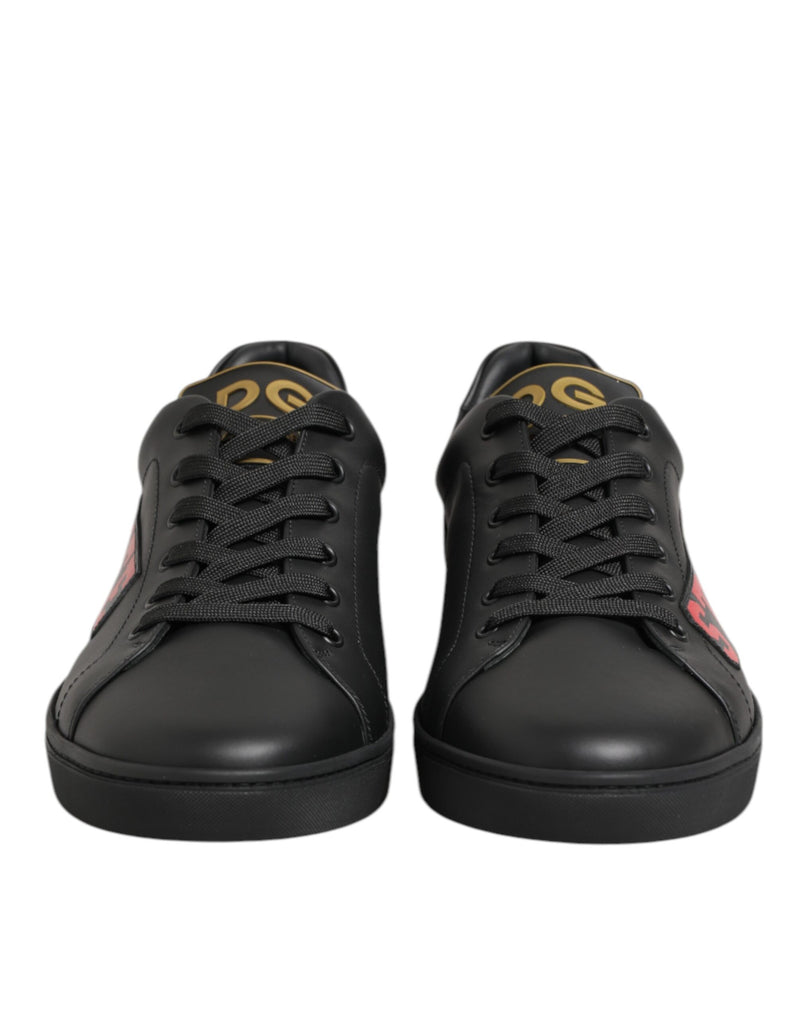 Dolce & Gabbana Black Street Life Low Top Sneakers for Men