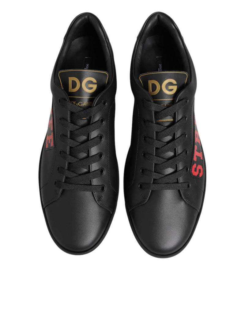 Dolce & Gabbana Black Street Life Low Top Sneakers for Men