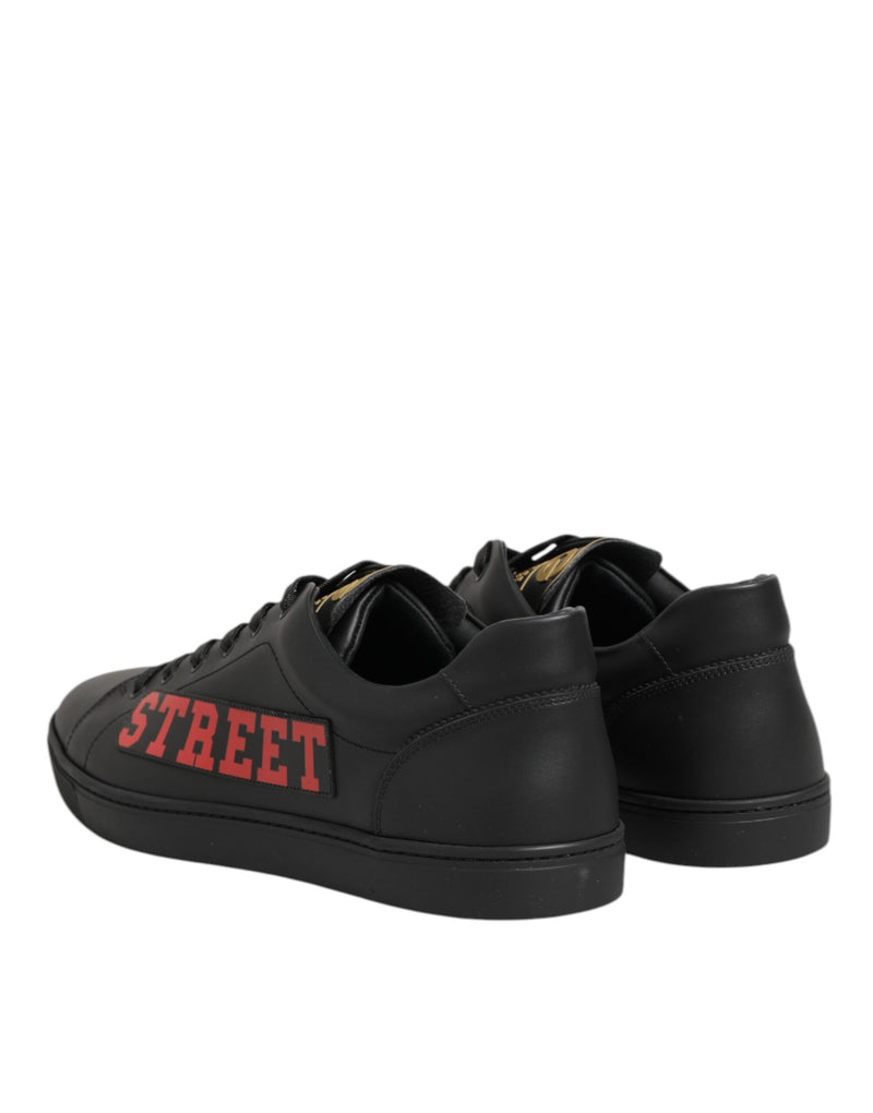 Dolce & Gabbana Black Street Life Low Top Sneakers for Men