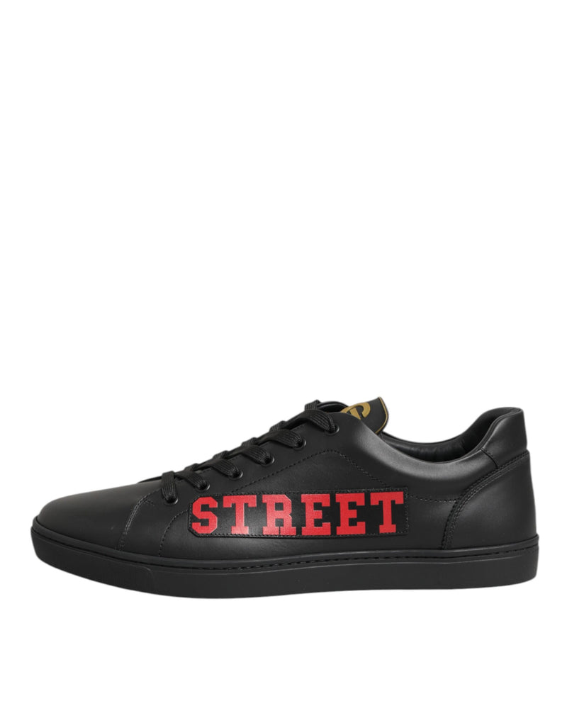 Dolce & Gabbana Black Street Life Low Top Sneakers for Men