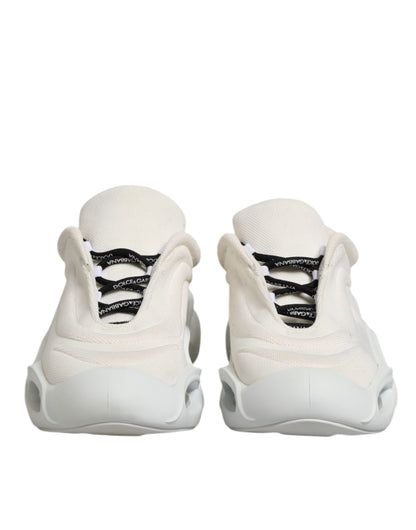 Sneakers basses Wave à lacets blancs pour homme de Dolce &amp; Gabbana