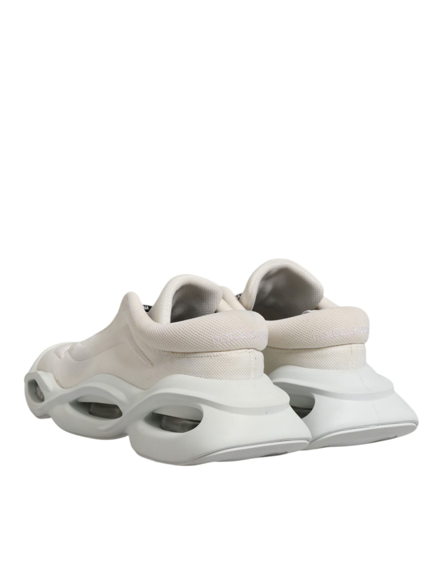 Sneakers basses Wave à lacets blancs pour homme de Dolce &amp; Gabbana