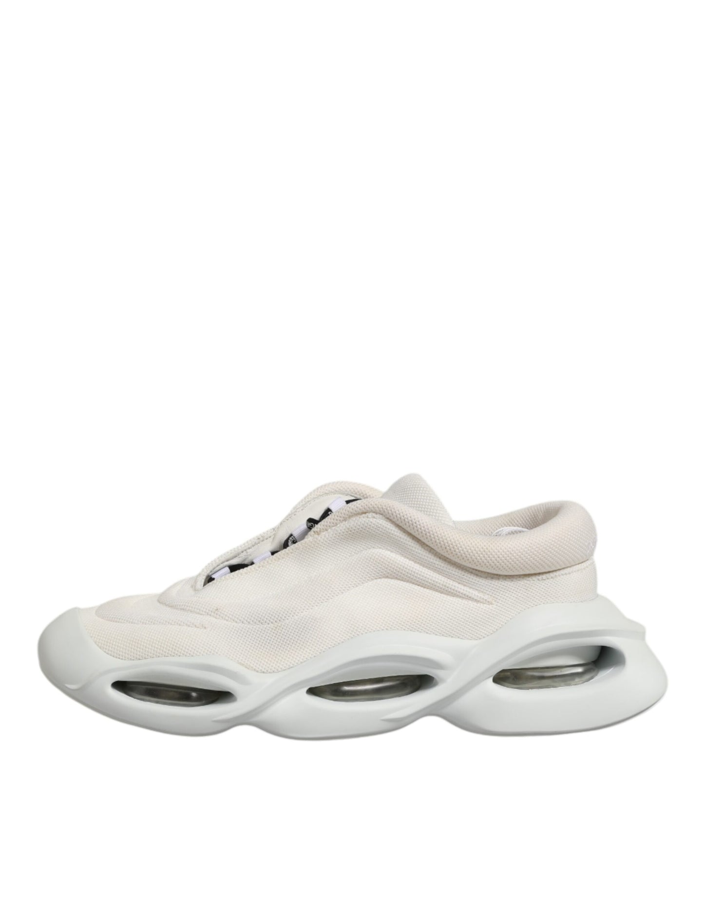 Sneakers basses Wave à lacets blancs pour homme de Dolce &amp; Gabbana