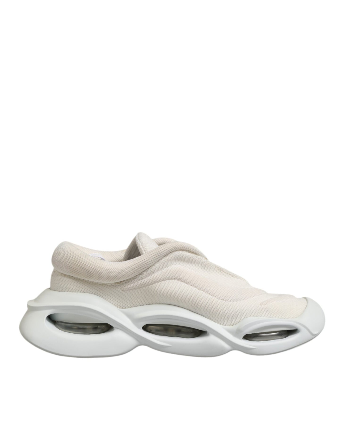 Sneakers basses Wave à lacets blancs pour homme de Dolce &amp; Gabbana