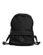 Dolce & Gabbana Black Nylon DG Patch School Travel Backpack Borse Bag