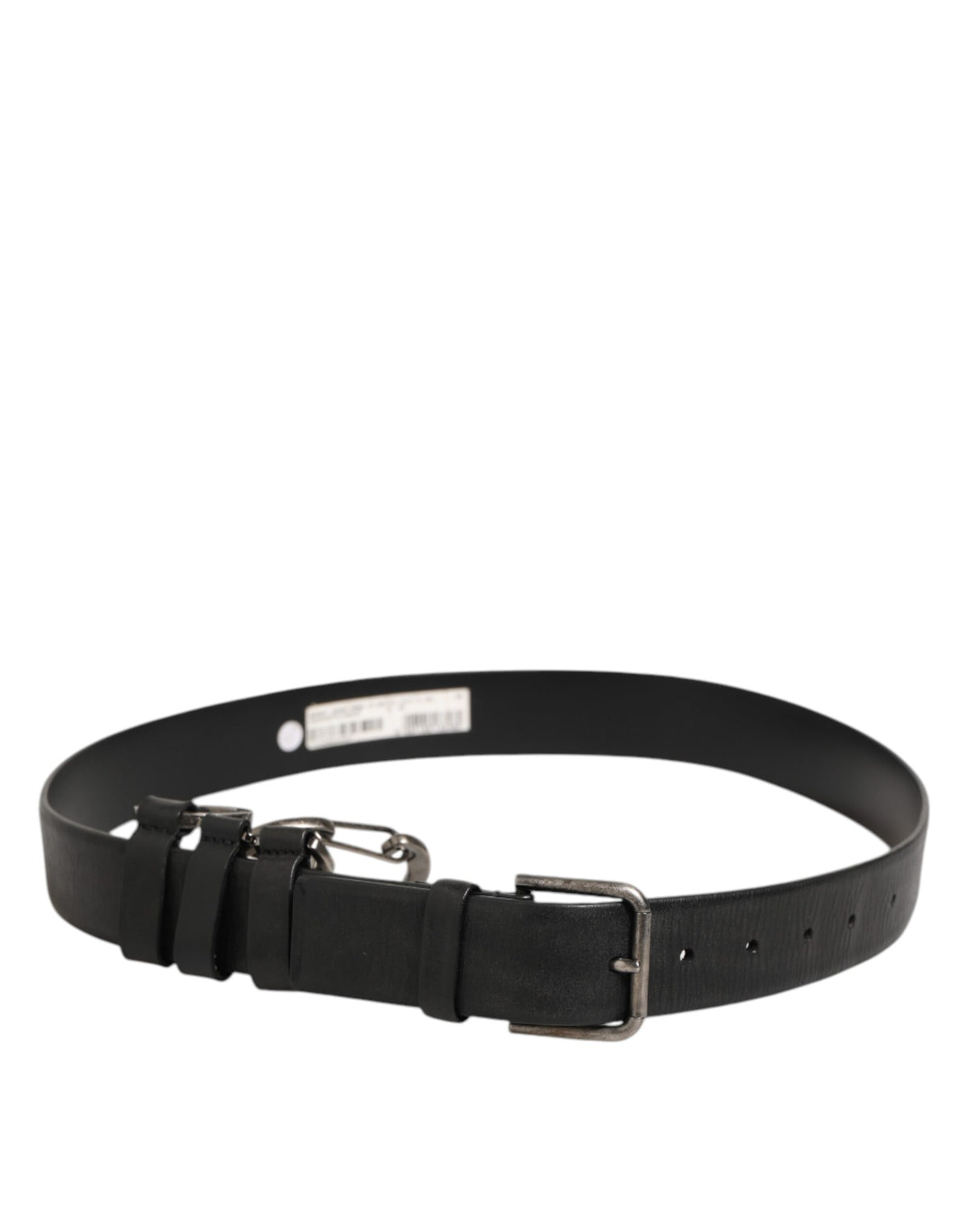Boucle de ceinture avec mousqueton porte-clés noir Dolce &amp; Gabbana