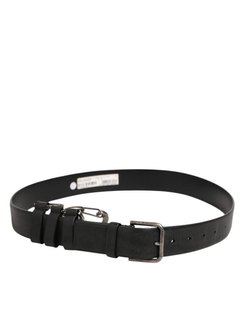 Boucle de ceinture avec mousqueton porte-clés noir Dolce &amp; Gabbana