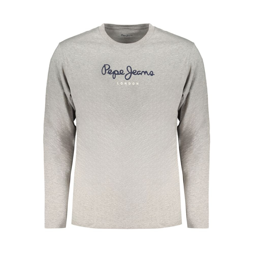 T-shirt en coton gris Pepe Jeans