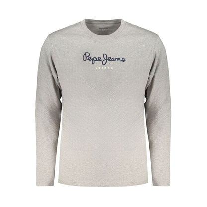 T-shirt en coton gris Pepe Jeans