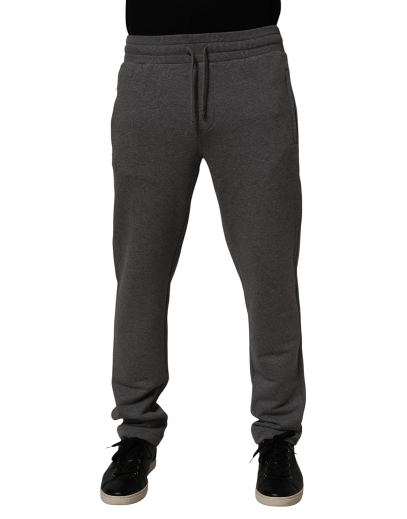 Dolce &amp; Gabbana grijze joggingbroek van katoen